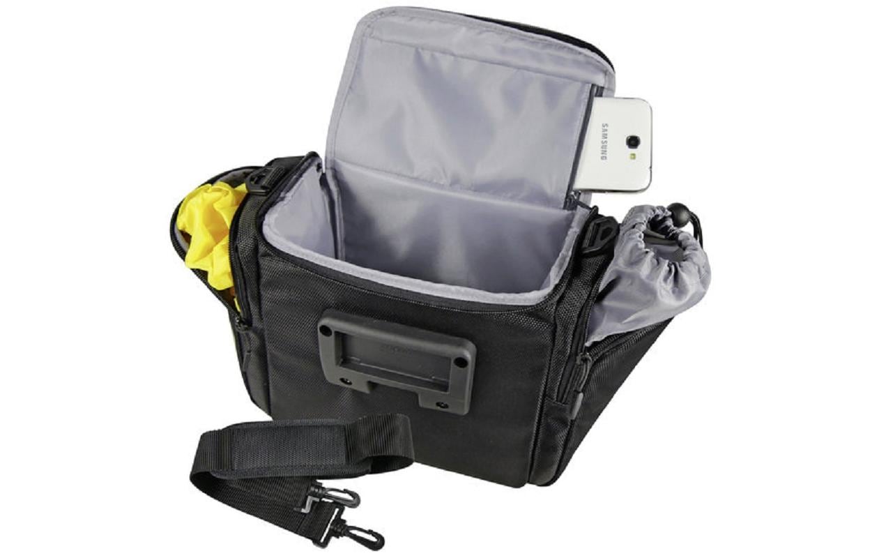 Lenkertasche Aventour Sport mit Adapterplatte, SchwarzLenkertasche mit Smartphone- und Flaschenfach