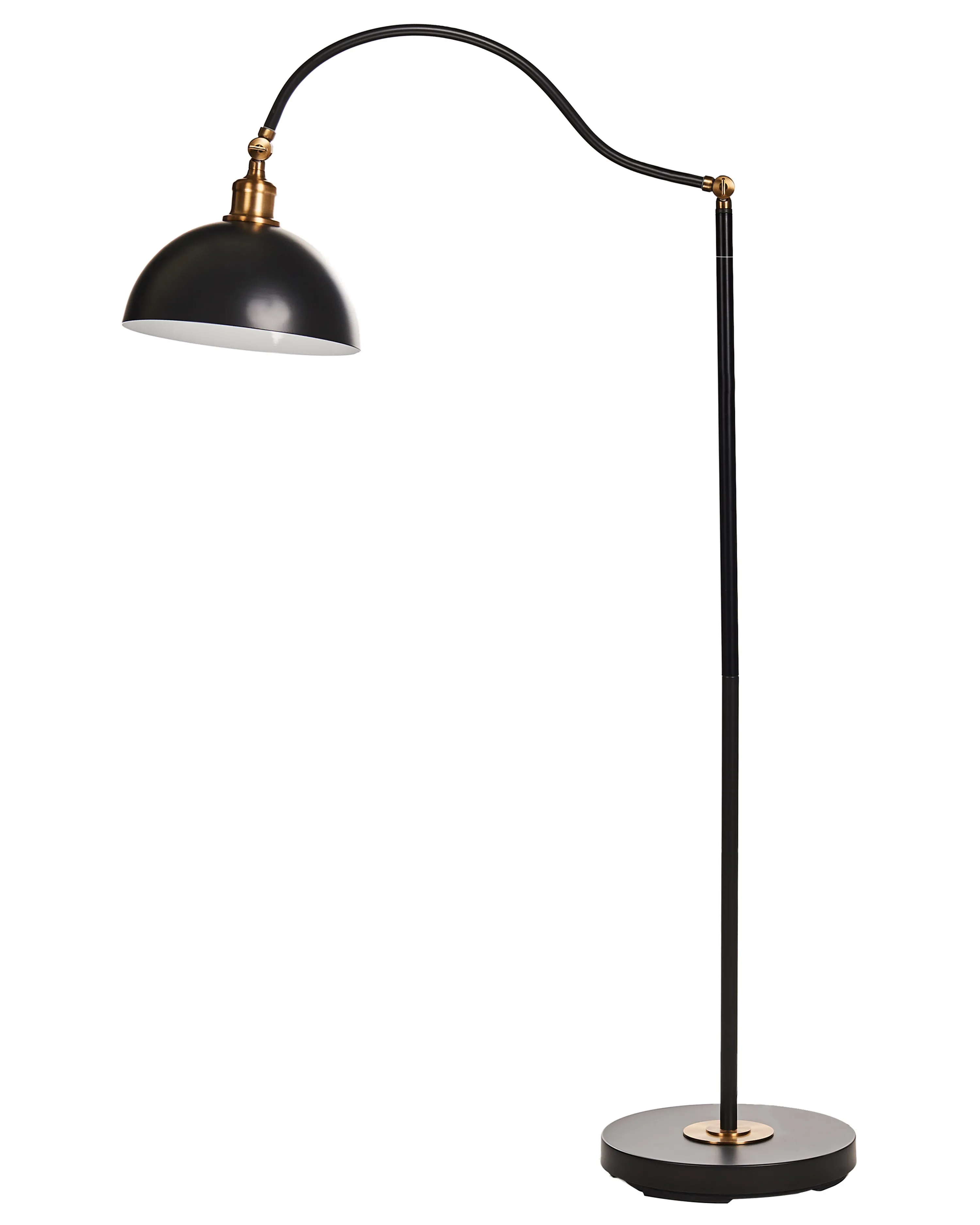 Staande lamp LENNON verstelbaar Metaal Zwart