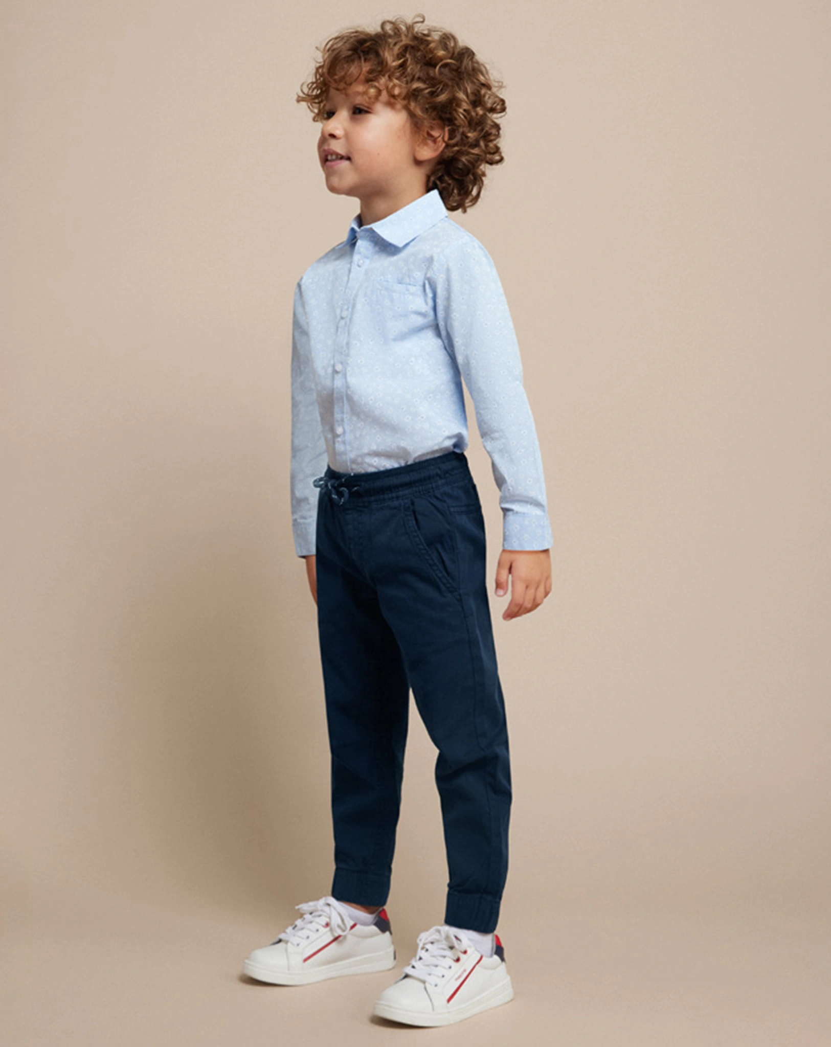 Stoffhose GROWN WILD SKATER FIT in marineblau