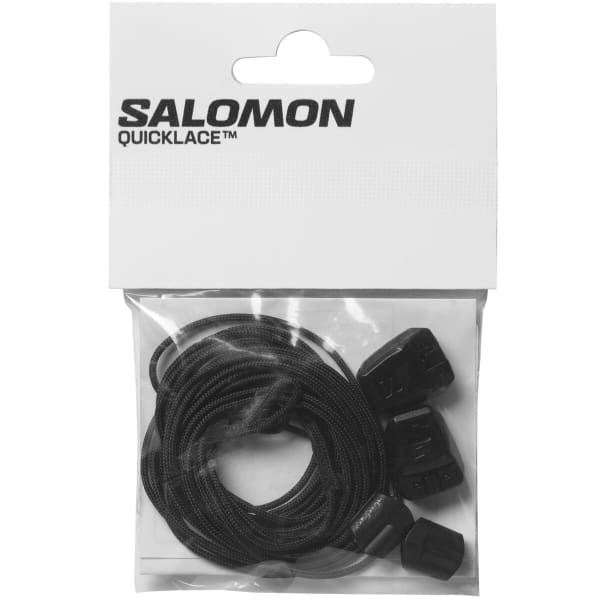 Lacet chaussure trail SALOMON QUICKLACE KIT BLACK