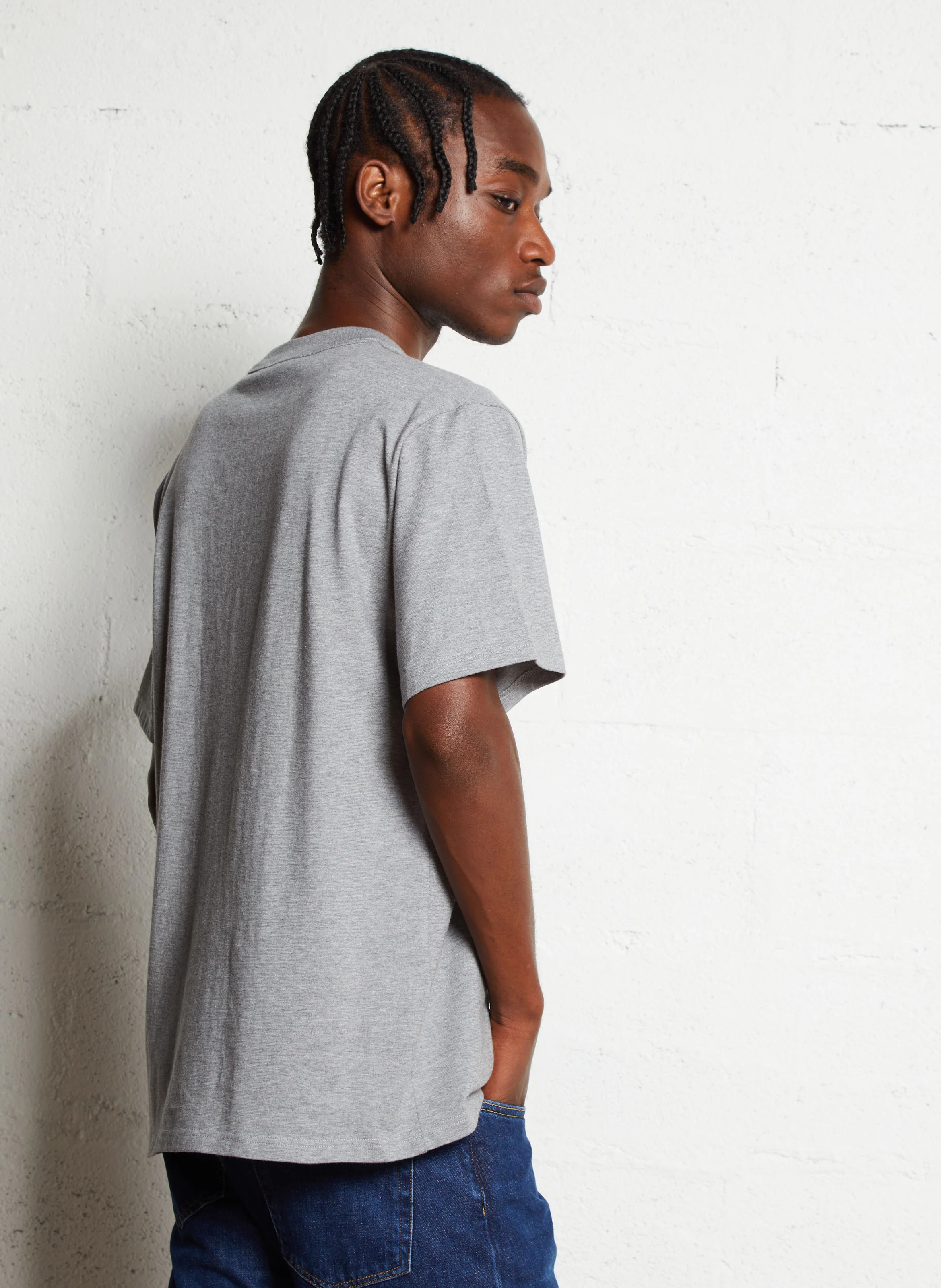 CALLAC - Tee-shirt droit ras du cou en coton bio | Multicolore