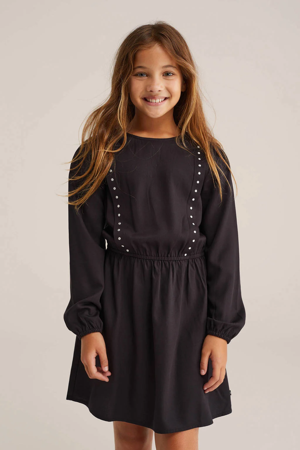 WE Fashion korte jurk zwart