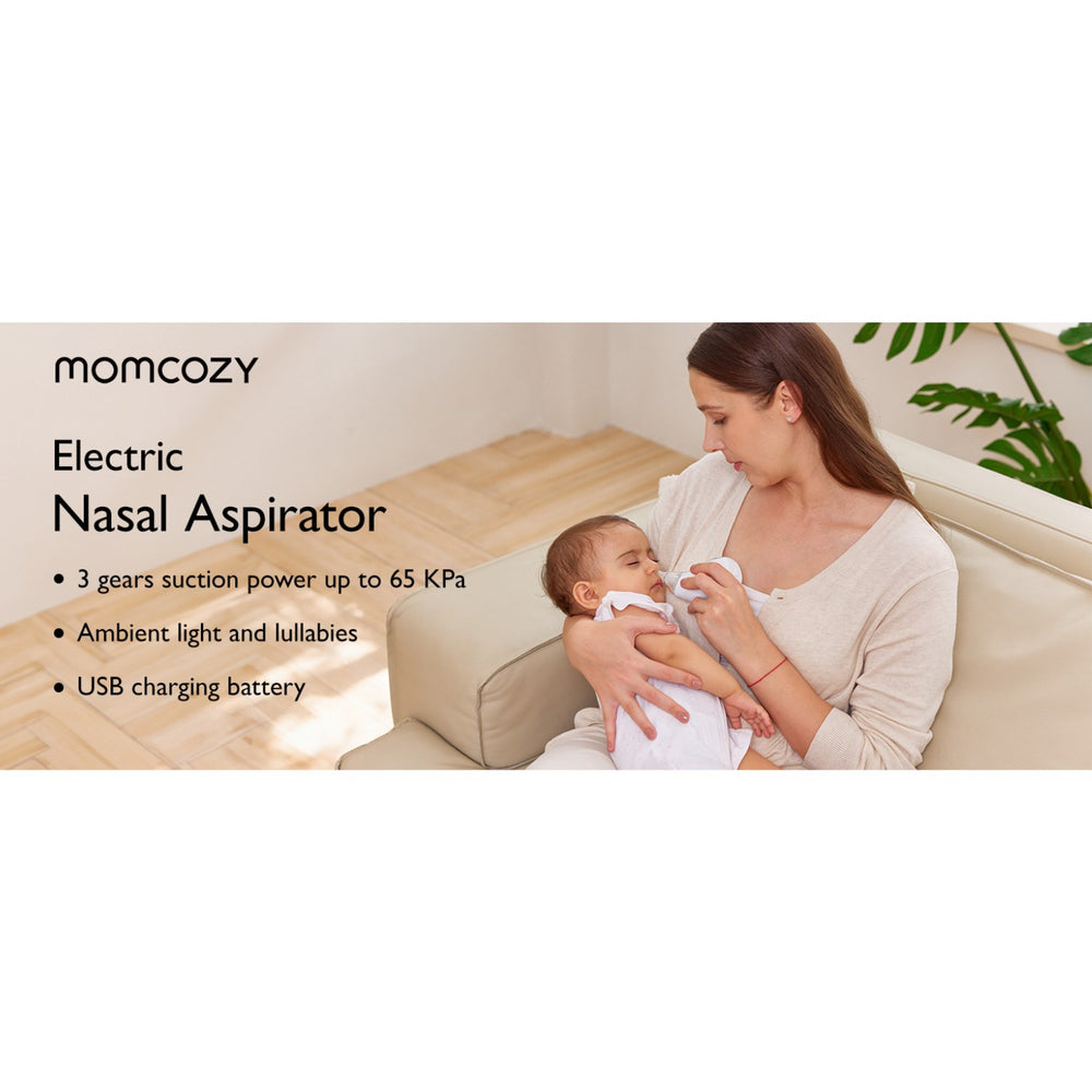 Køb Momcozy Baby Nasal Aspirator- Lang Batteri Levetid