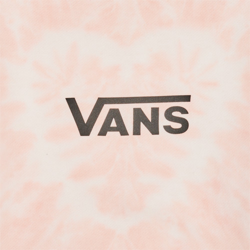 Vans - TIE-DYE HEART CREW - Rose / Blanc