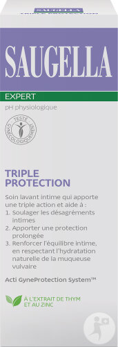 Saugella Expert Triple Protection Avec Thym Et Zinc Flacon 250ml