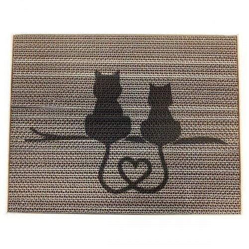 Tapete arranhador de papelão creme Grifzone da Pet Design para gatos