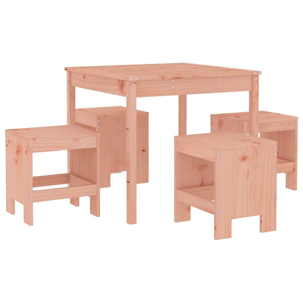 Ensemble à dîner de jardin 5 pcs bois massif douglas