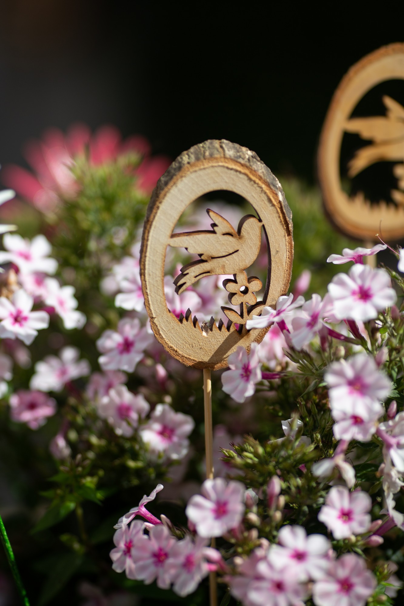 Holzstecker 'Vogel', natur, H 35 cm, B 7 cm günstig bestellen