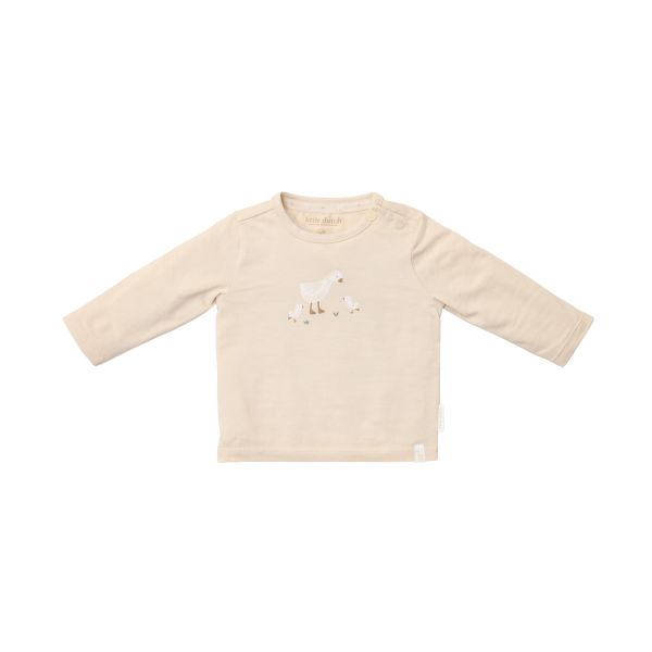 Little Dutch T-Shirt Lange Mouw - Little Goose - Maat 50 - Sand