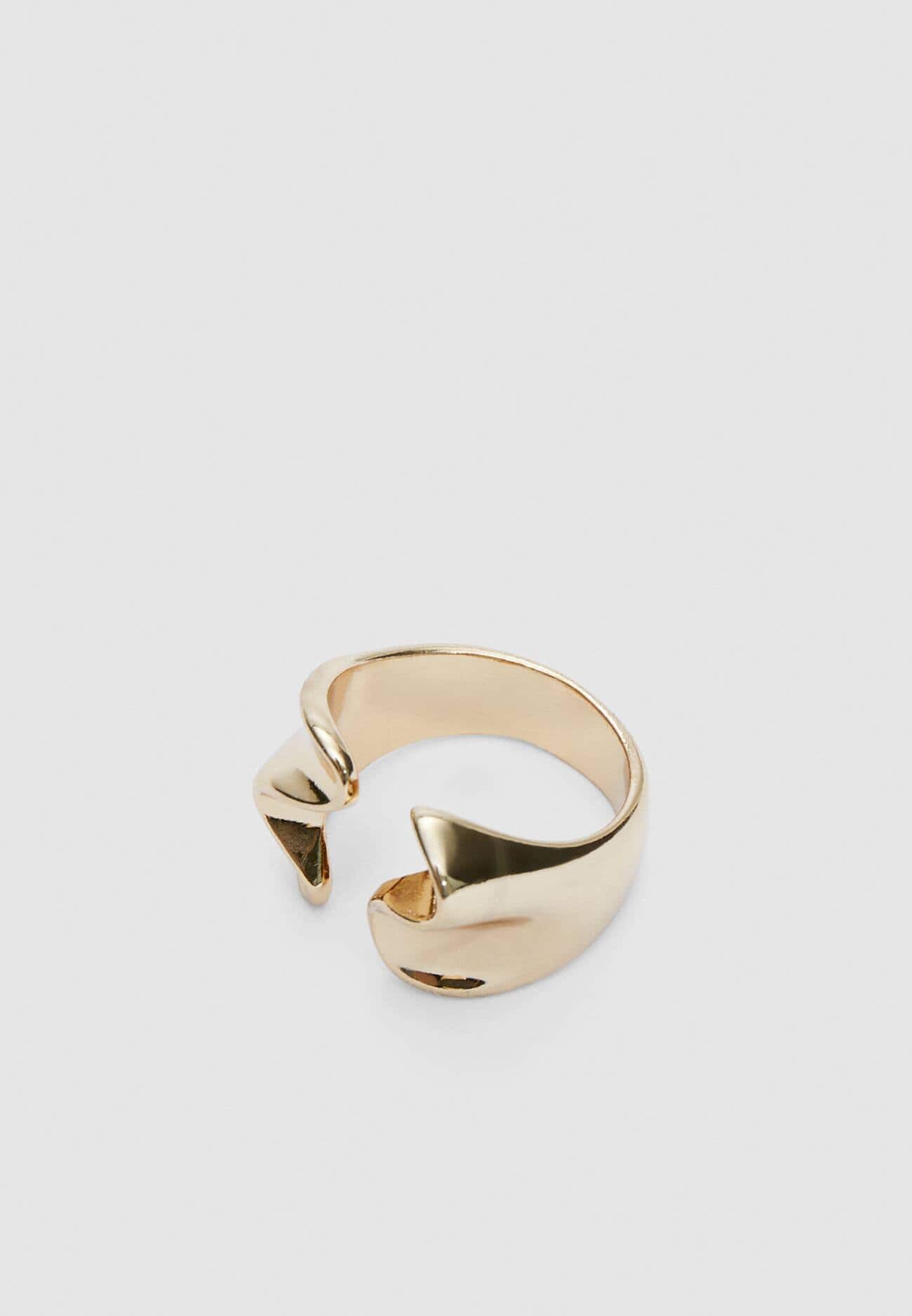 Conjunto de 3 anéis irregulares