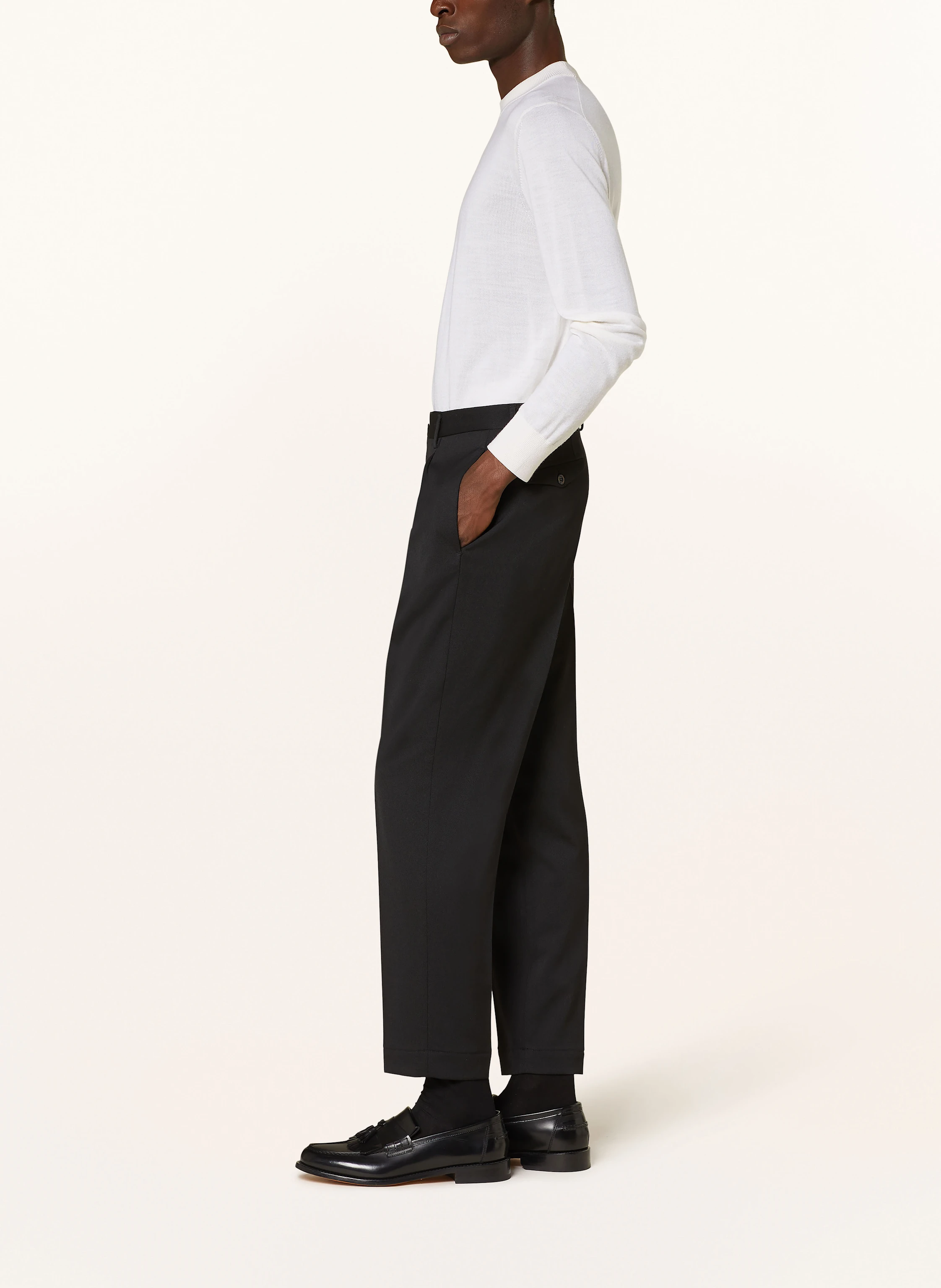 SANTANIELLO Hose TECHNO GARBADINE Extra Slim Fit