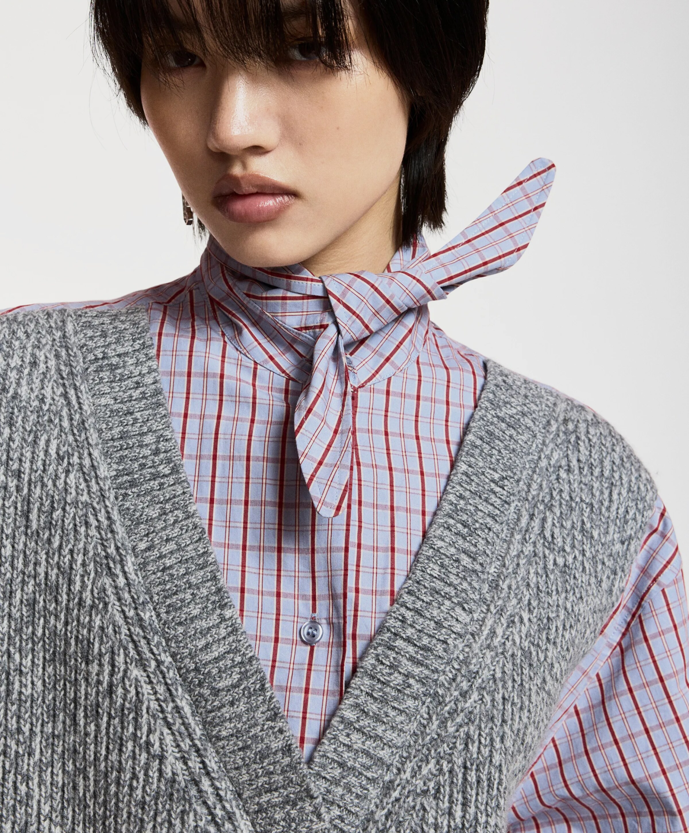 Essentiel Antwerp Dames blouse grijs