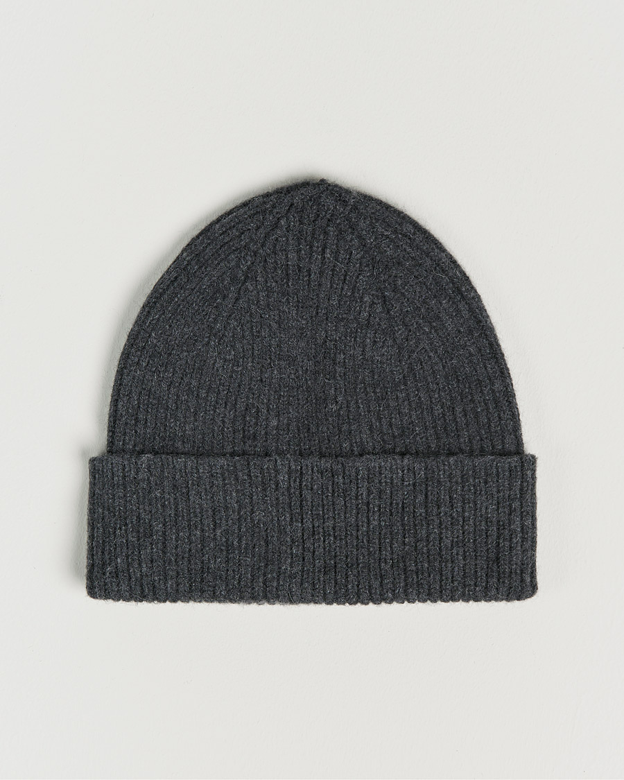 Le Bonnet Lambswool/Caregora Beanie Graphite
