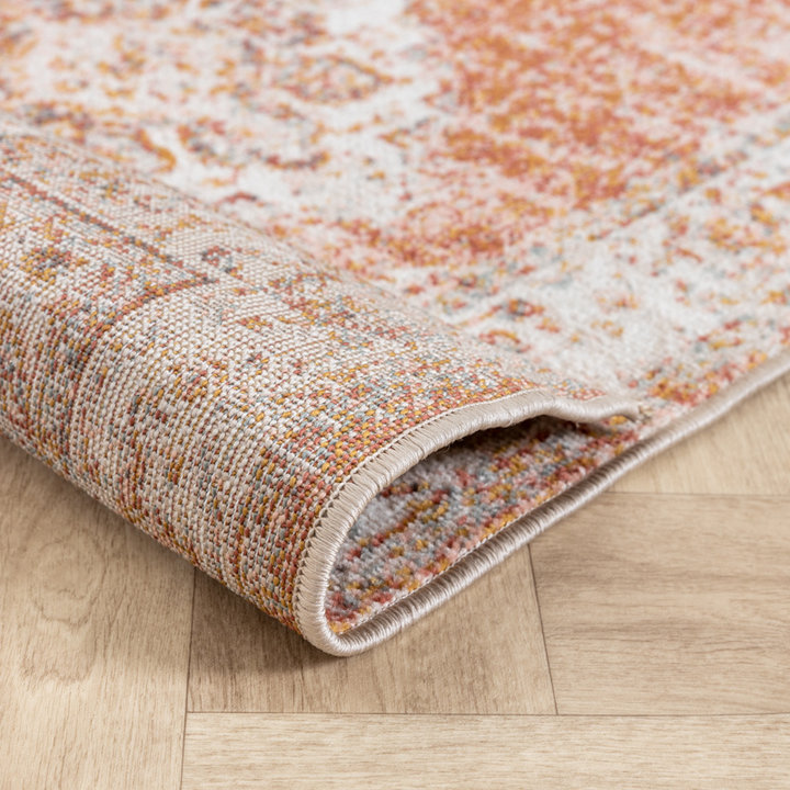 Vintage loper - Spring Medaillon Terra/Creme | Sfeer