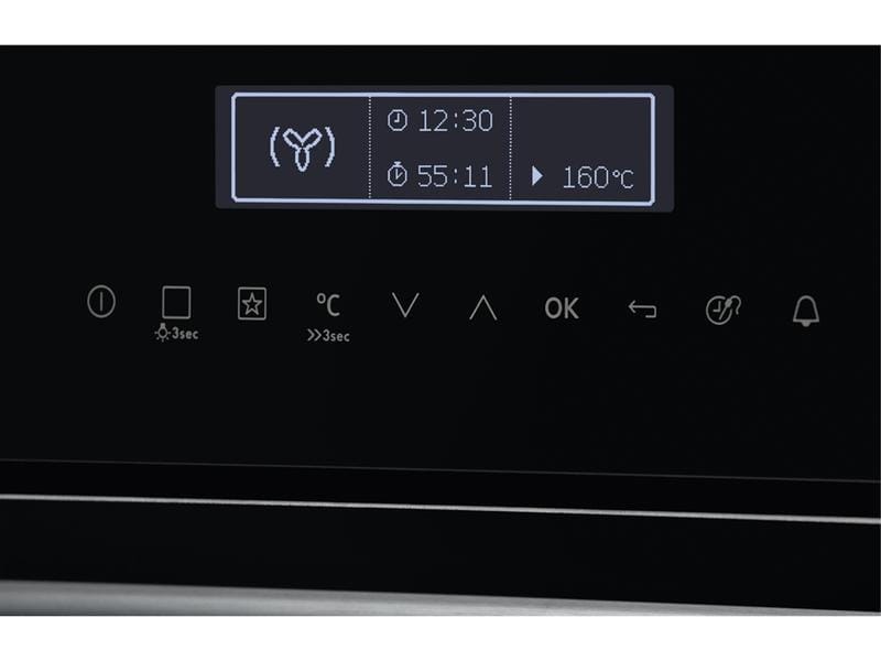 Electrolux Einbaubackofen EB6GL4XCN Schwarz A Backofen für den Einbau