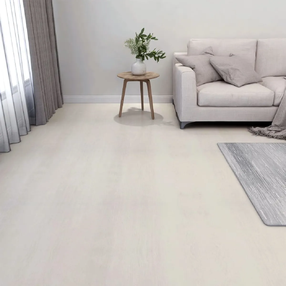 vidaXL Dalles de plancher PVC autoadhésif beige