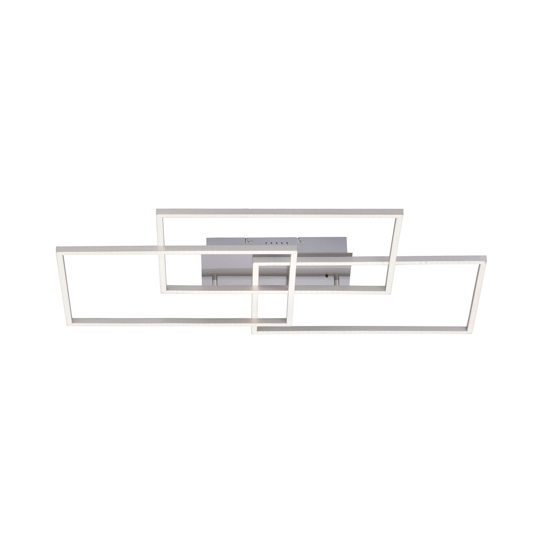 LED-Deckenleuchte - stahlfarben - dimmbar - 82 cm