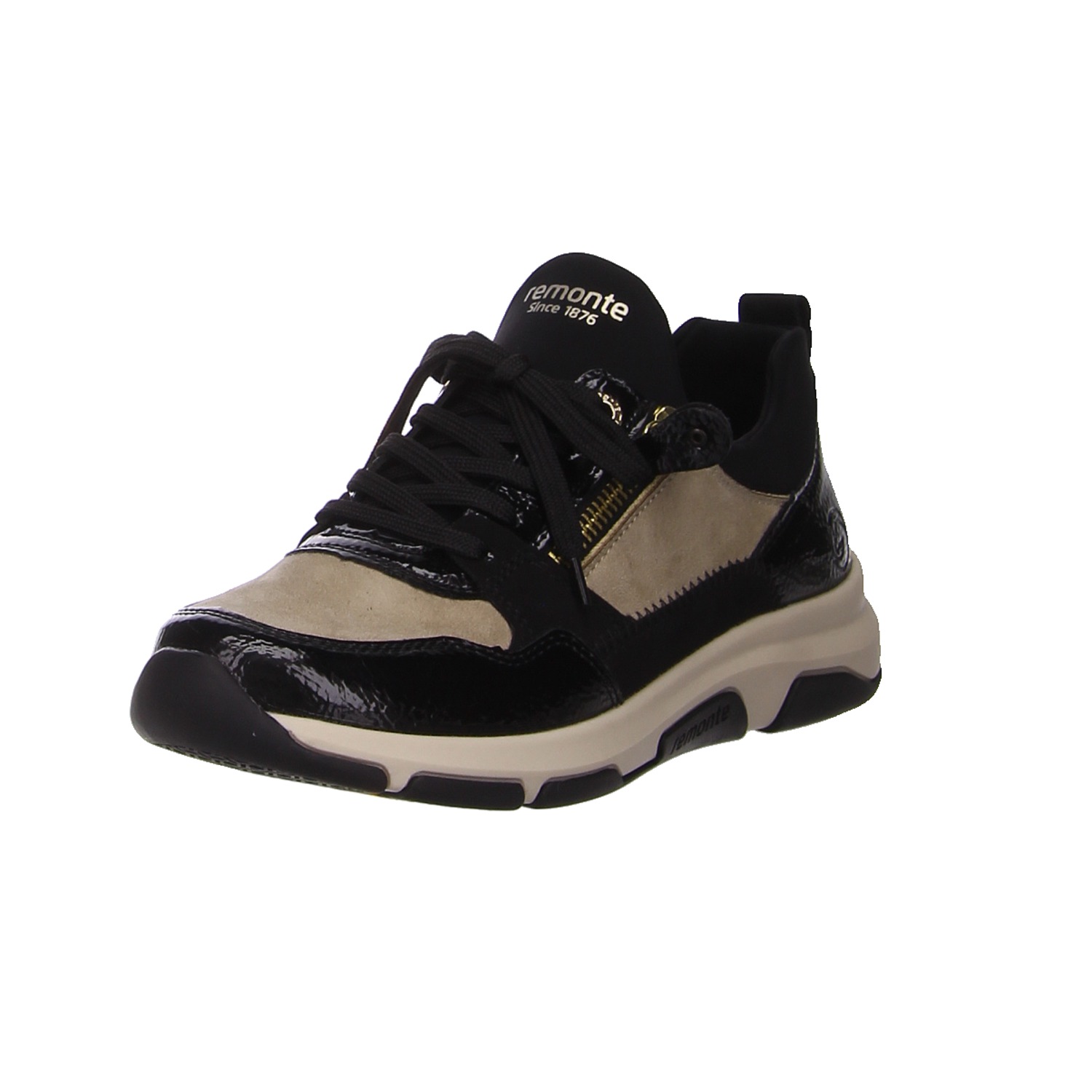 Remonte Sneaker schwarz/beige schwarz
