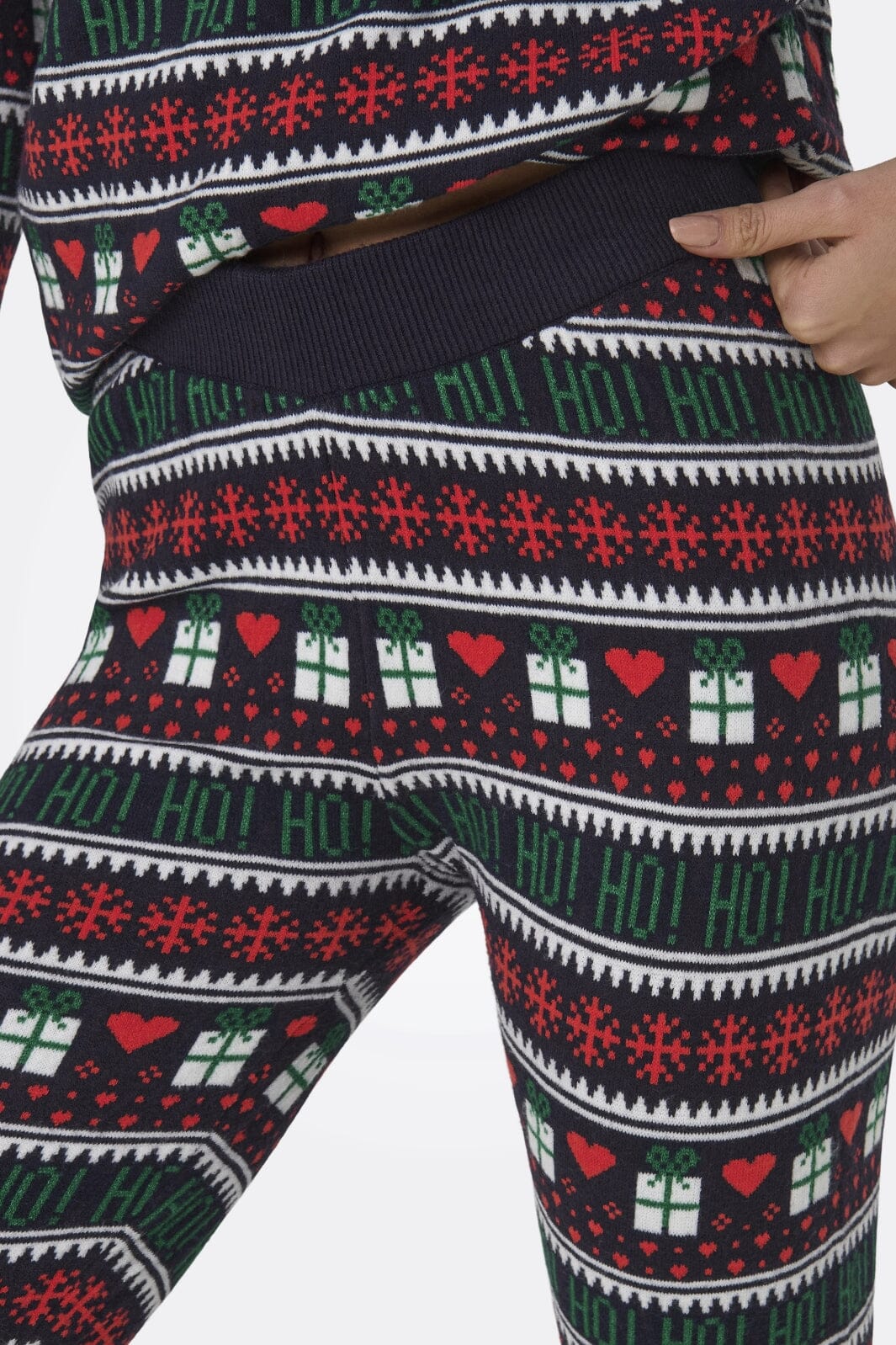 Only Onlxmas Present Pant Knt