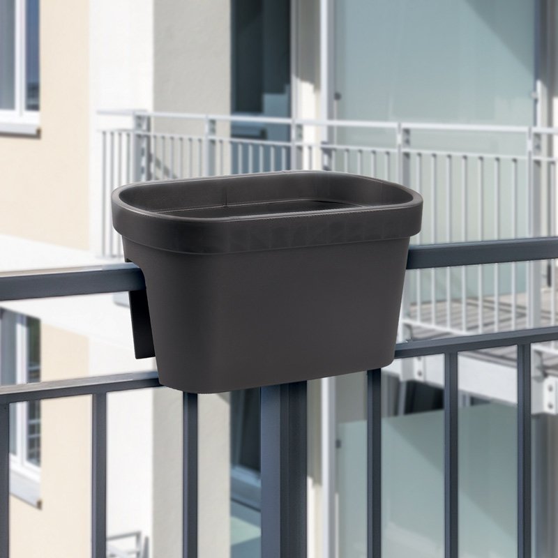 Balconnière 'Bordure' anthracite