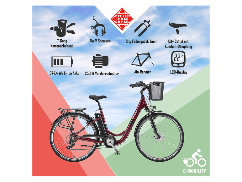 E-bike City RC822 multitalent 28