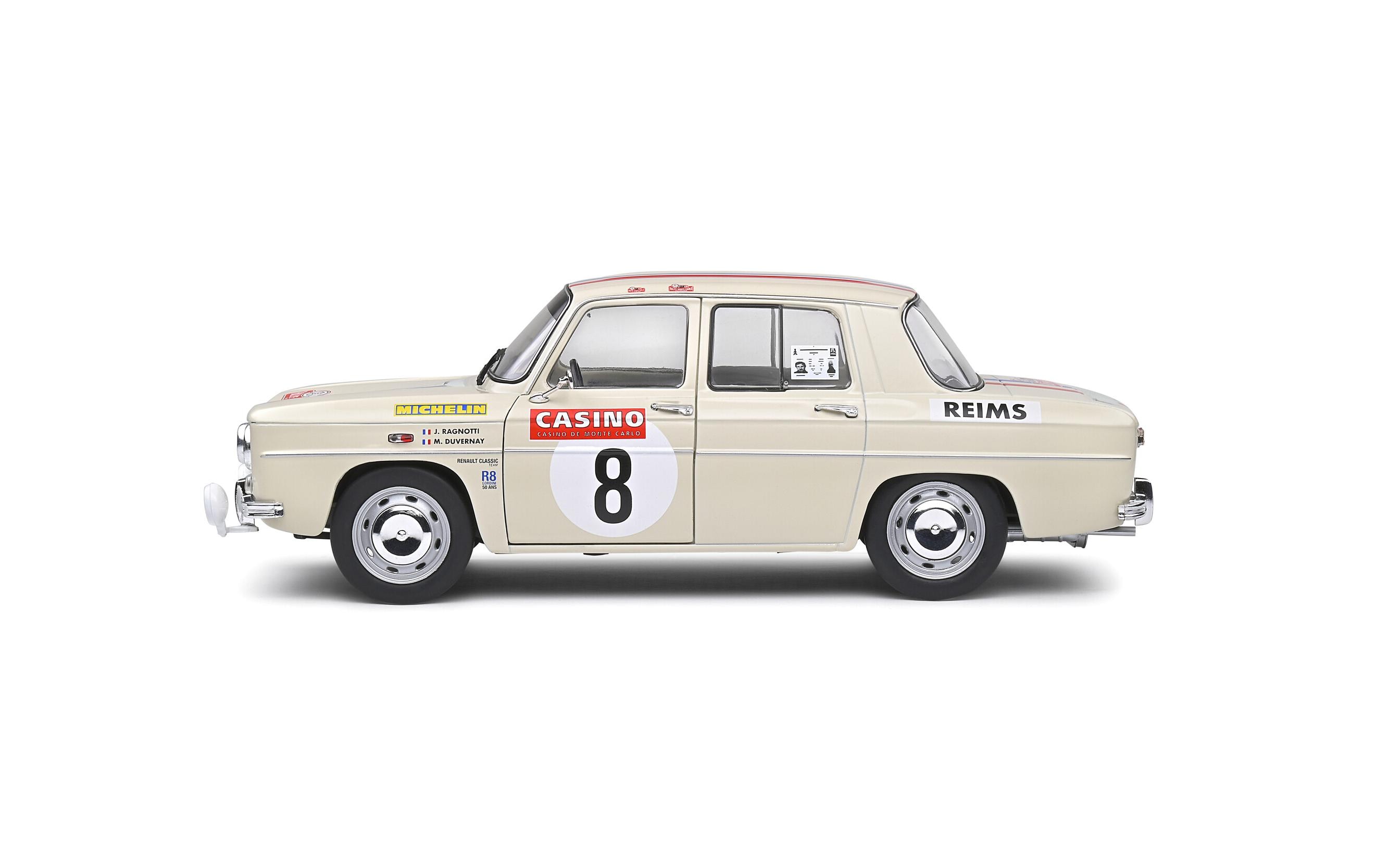 Rally Renault 8 Gordini 1300 #8, 1:18Rally Monte-Carlo Historique 2014 Renault Gordini Sammlermodell