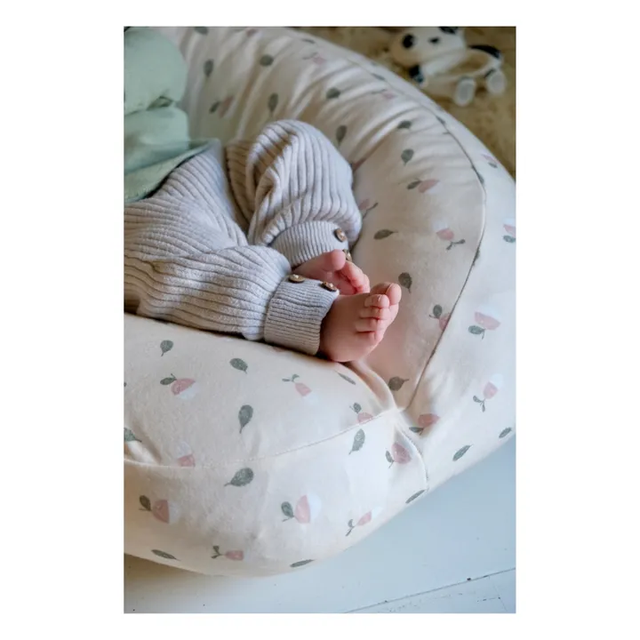 Tante Reine Housse pour nid bébé en coton bio | Ecru