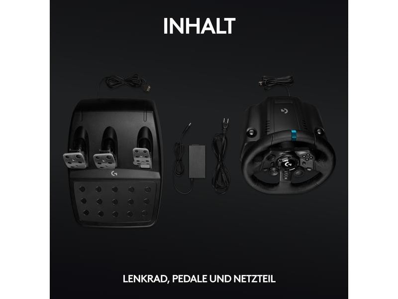 Logitech Lenkrad G923 TRUEFORCE für PS5 / PS4 / PC Hochleistungs-Lenkrad- und Pedal-Set für Rennsimulationen