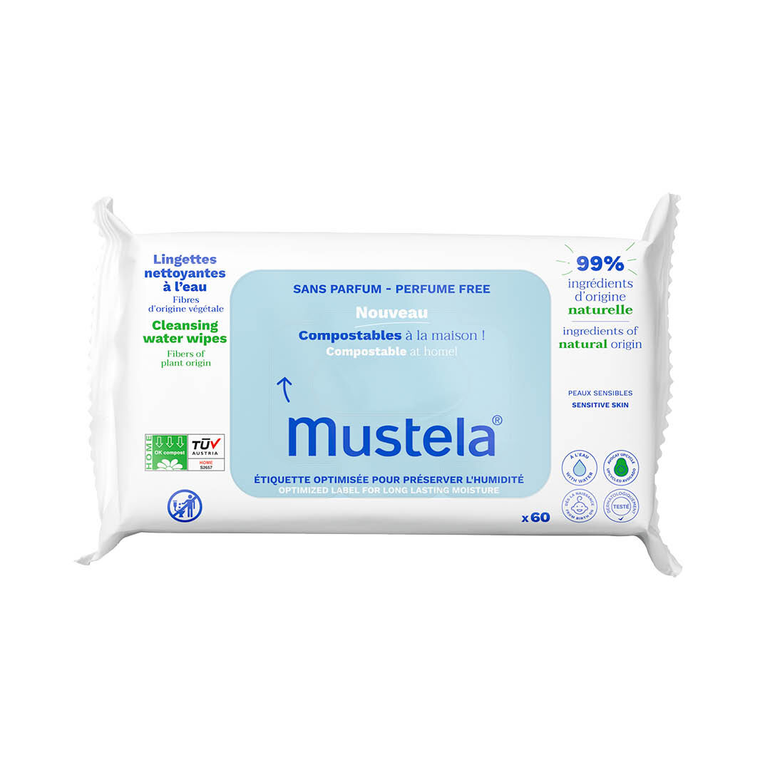 MUSTELA  Toalhetes Limpeza 0% Perfumadas - 60un