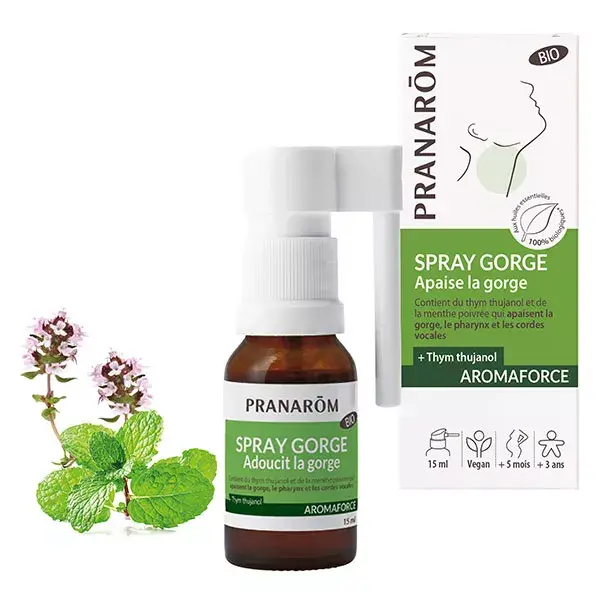 Pranarom Aromaforce Spray Gorge Bio 15ml