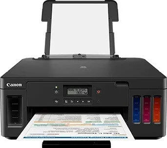 Canon PIXMA G5050 - Printer - farve - Duplex - blækprinter - kan genopfyldes - A4/Legal - op til 13 ipm (mono) / op til 6.8 ipm (farve) - kapacitet: 350 ark - USB 2.0, LAN, Wi-Fi(n)