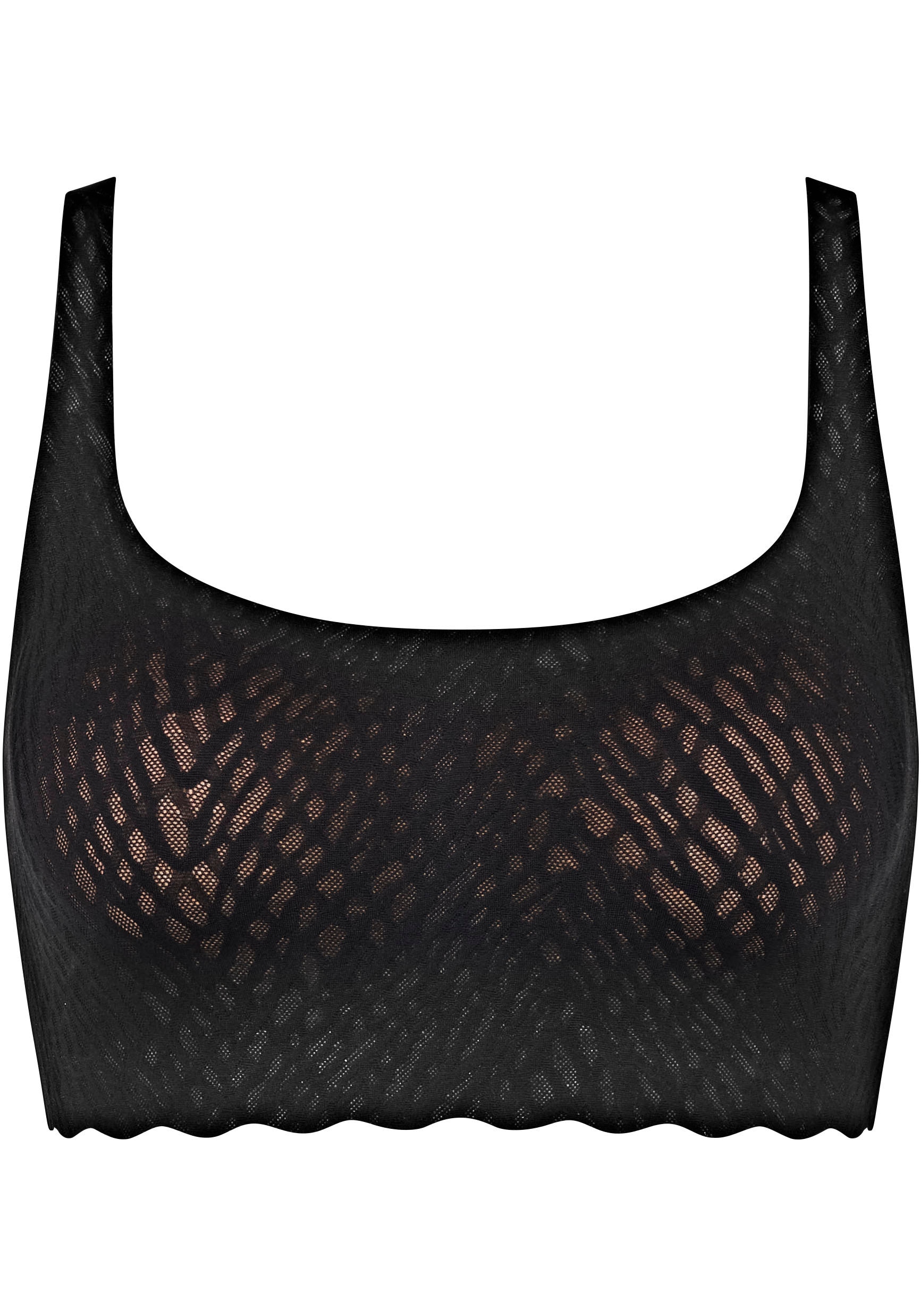 sloggi Bustier »ZERO Feel Bliss Top« unsichtbar mit Spitzenoptik