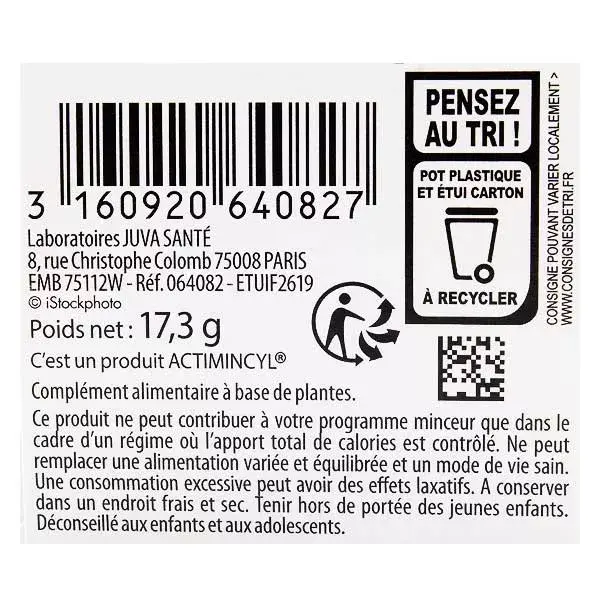 Tratamento Drenante Juvamine Cherry Stalk Meadowsweet - 50 cápsulas