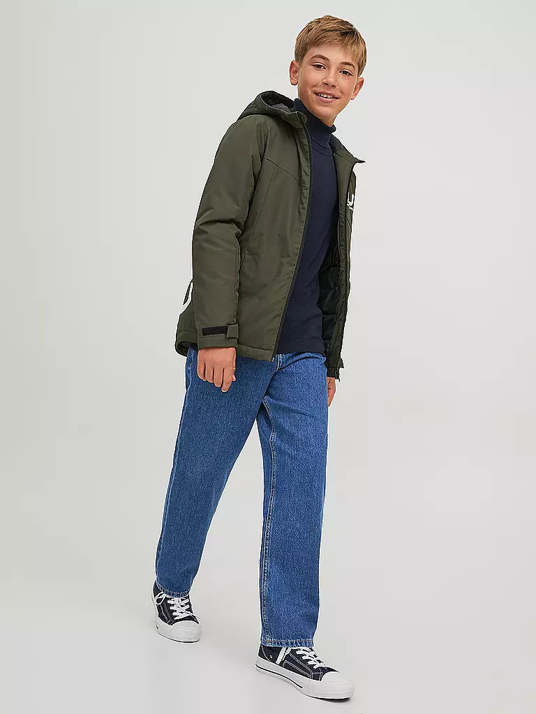 JACK & JONES Jungen Jeans Regular Fit JJICHRIS  blau