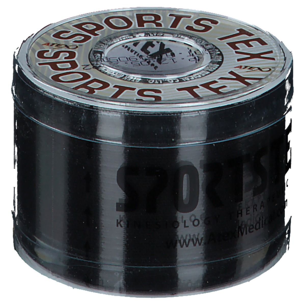 ATEX® SPORTS TEX Kinesiologie Tape 5 cm x 5 m Schwarz