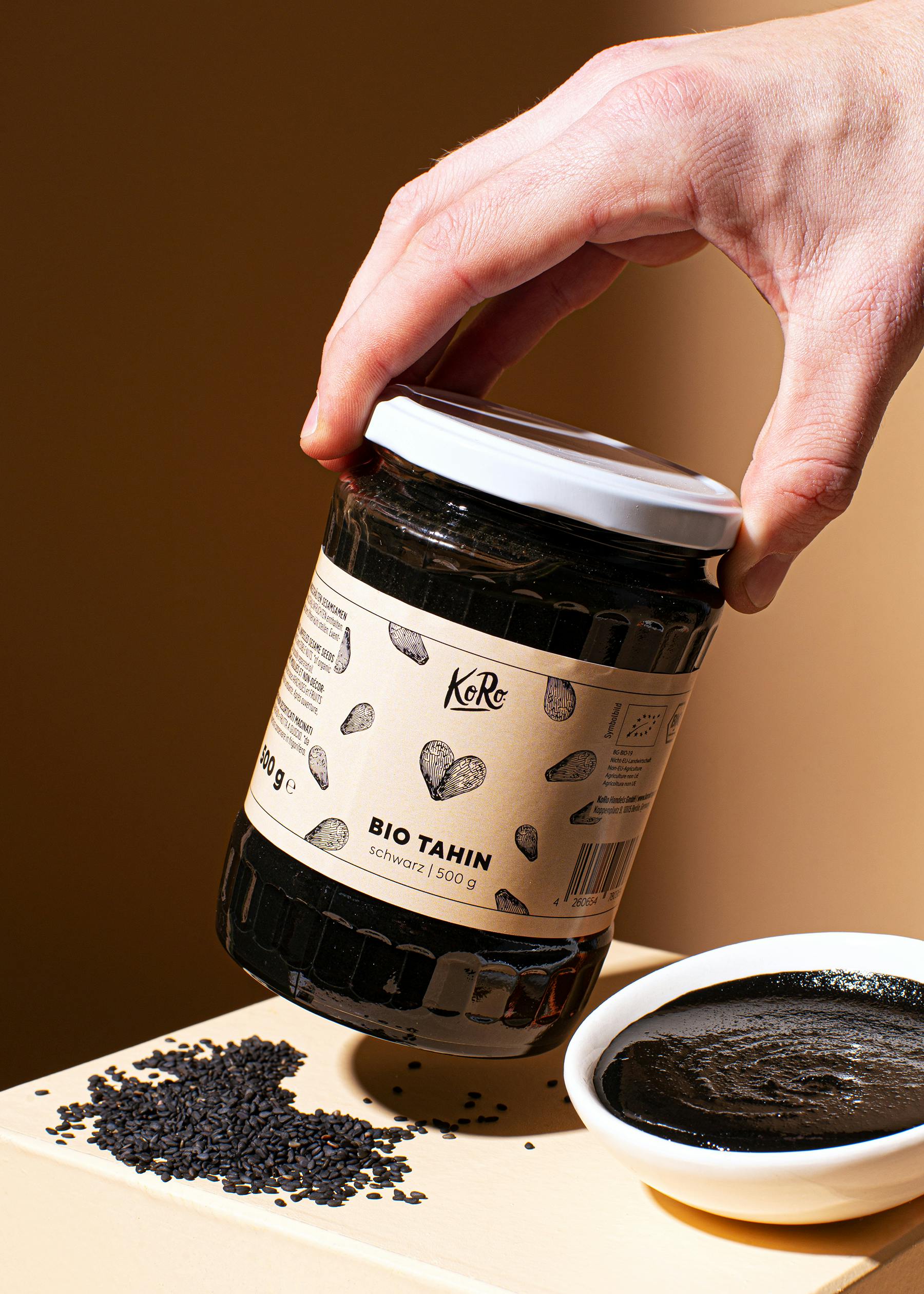 Schwarzes Bio Tahin 500 g