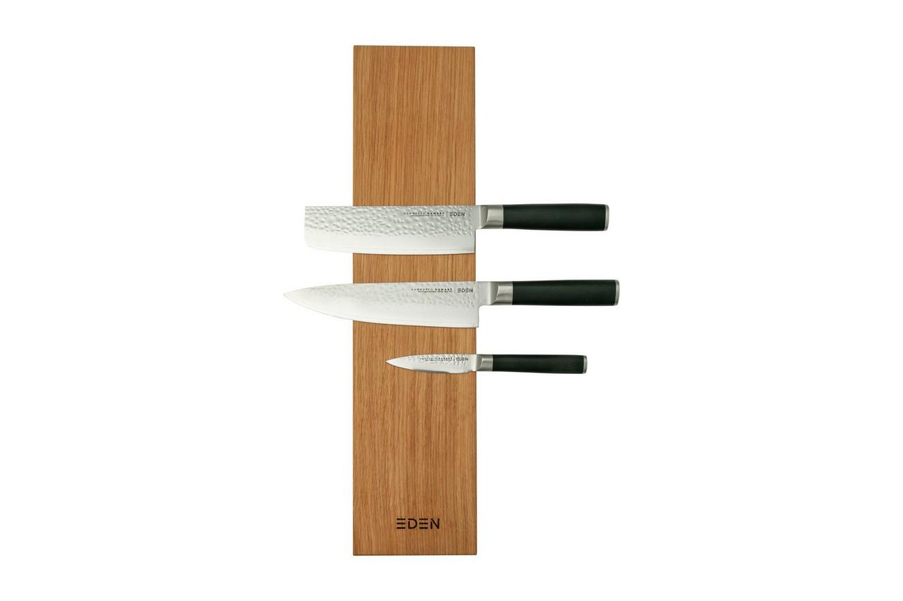 Eden verticale messenmagneetstrip eikenhout, 50 x 12 cm