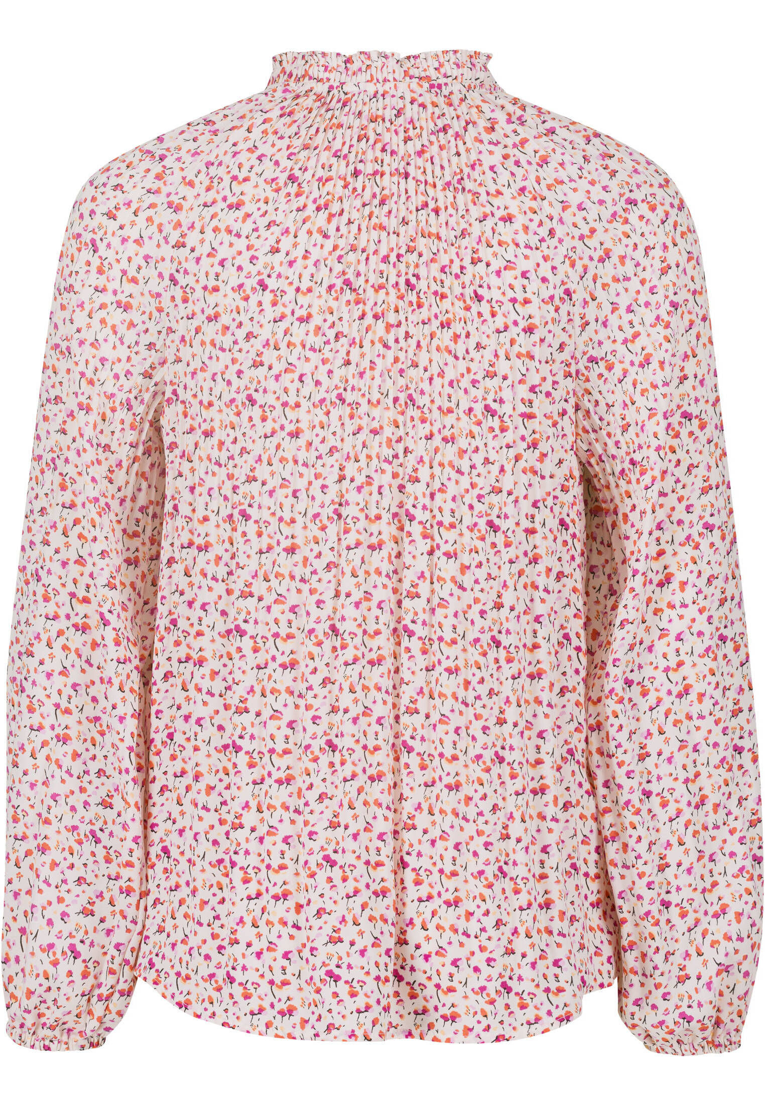 zero| Damen Plissee Bluse mit Blumen