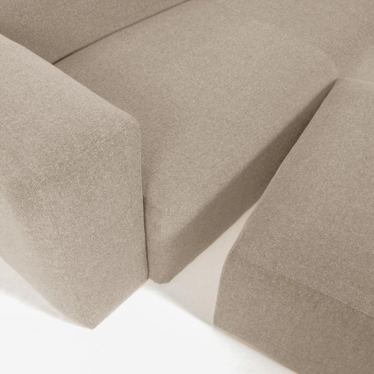 Kave Home Blok poef 90x70 roze corduroy