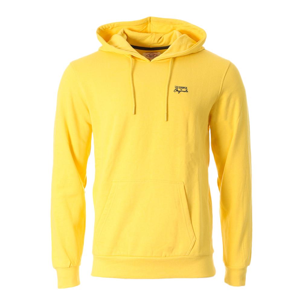Lee Cooper Sweat à Capuche Jaune Foncé Homme Lee Cooper Odalo681