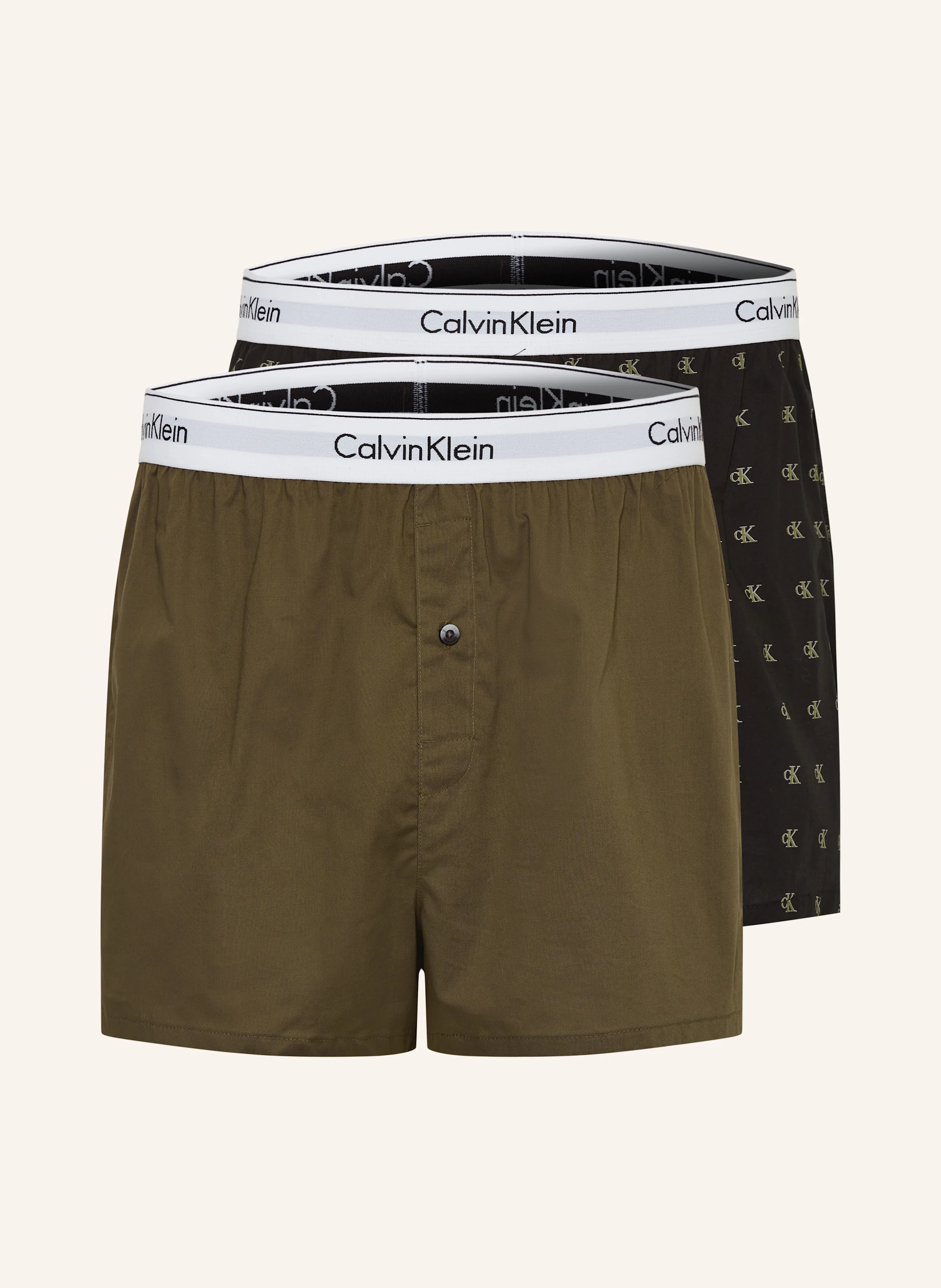 Calvin Klein 2er-Pack Web-Boxershorts MODERN COTTON STRETCH