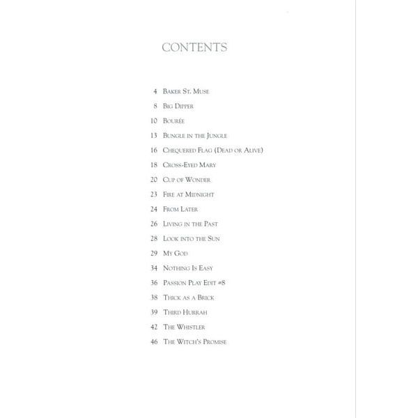 Hal Leonard Jethro Tull Flute Solos