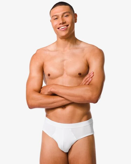 3 slips homme blanc