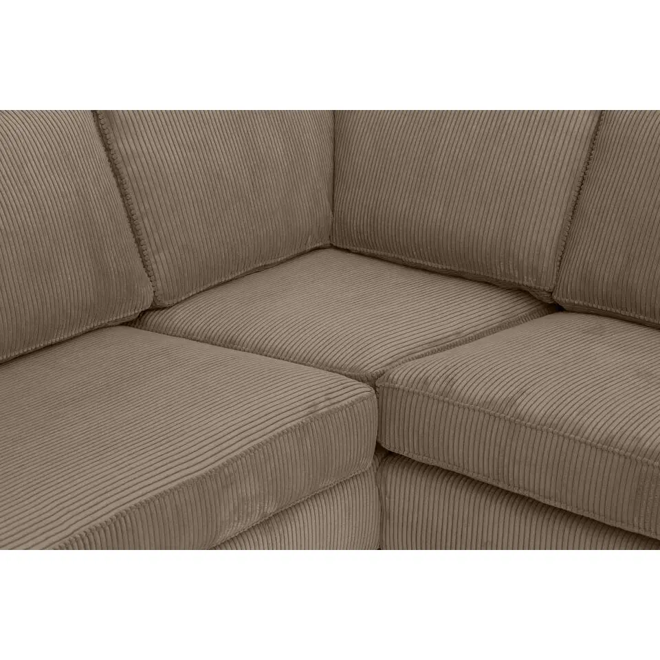 Hoekbank Stuttgart links - taupe