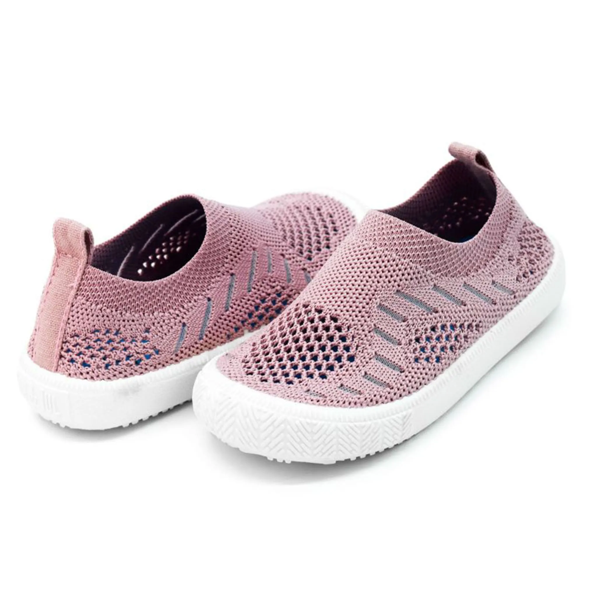 Jan & Jul Soulier Breeze Tricot Rose Pâle Pointures 5-8