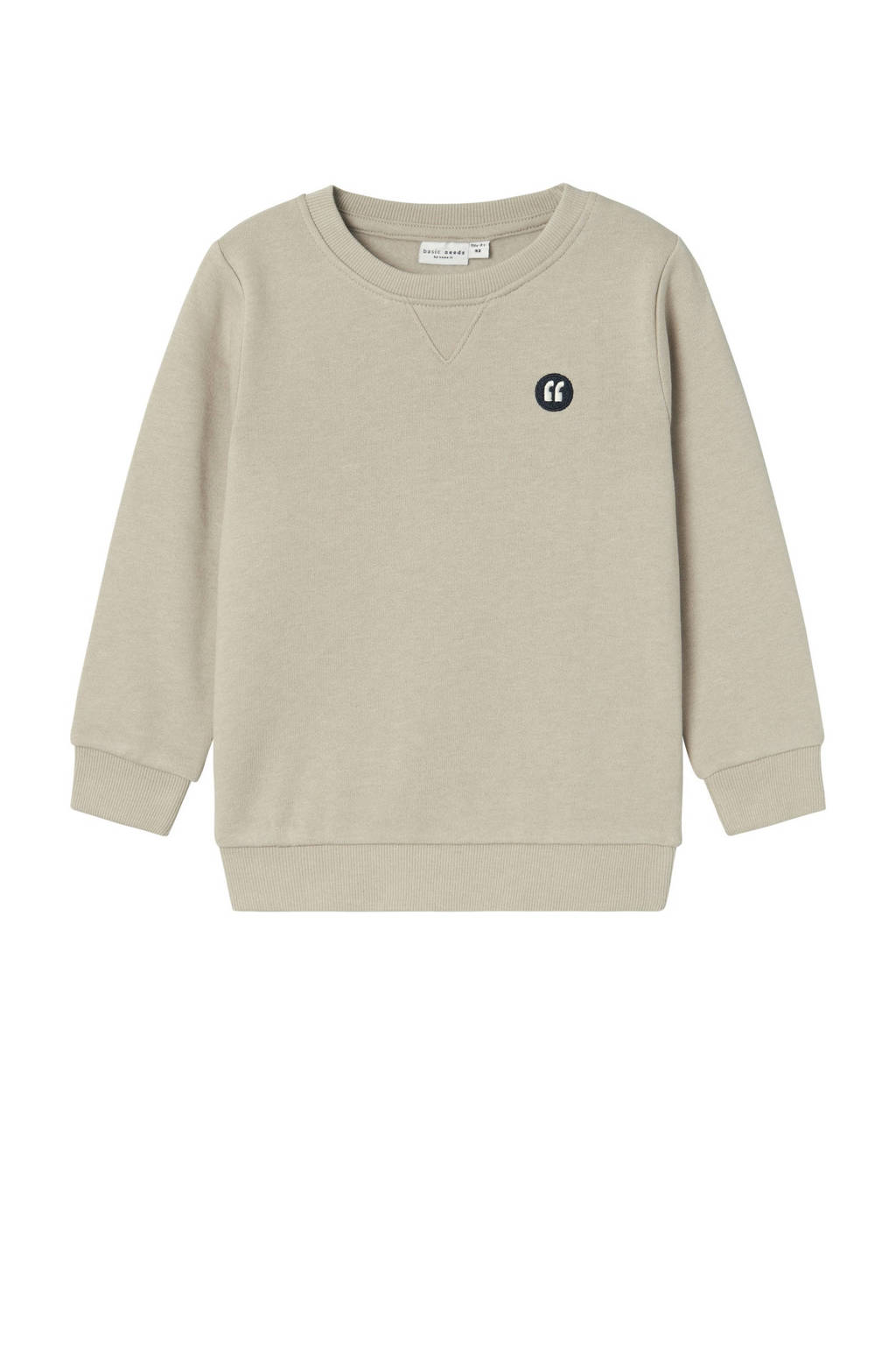 NAME IT sweater NMMVIMO lichtbruin