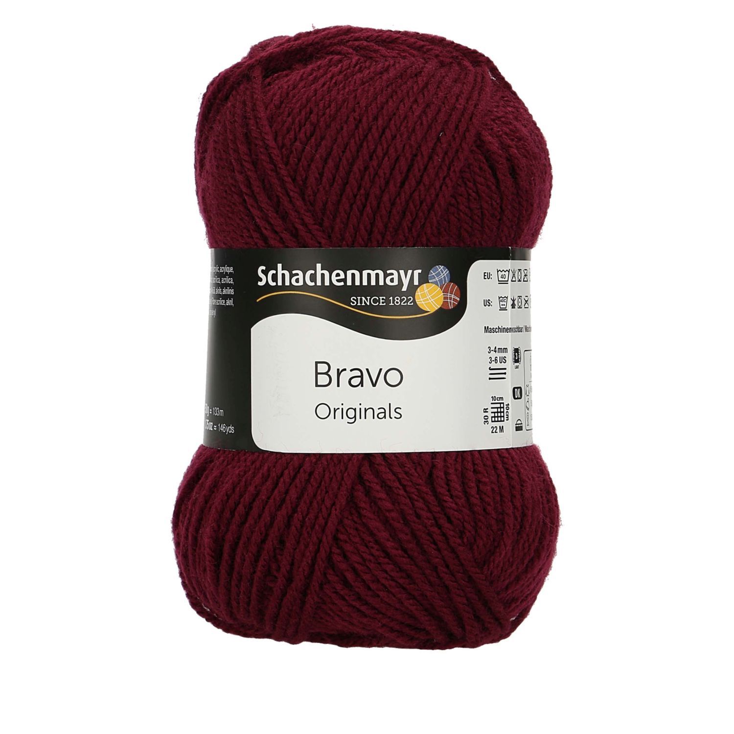 Handstrickgarn BRAVO - brombeer - 50g