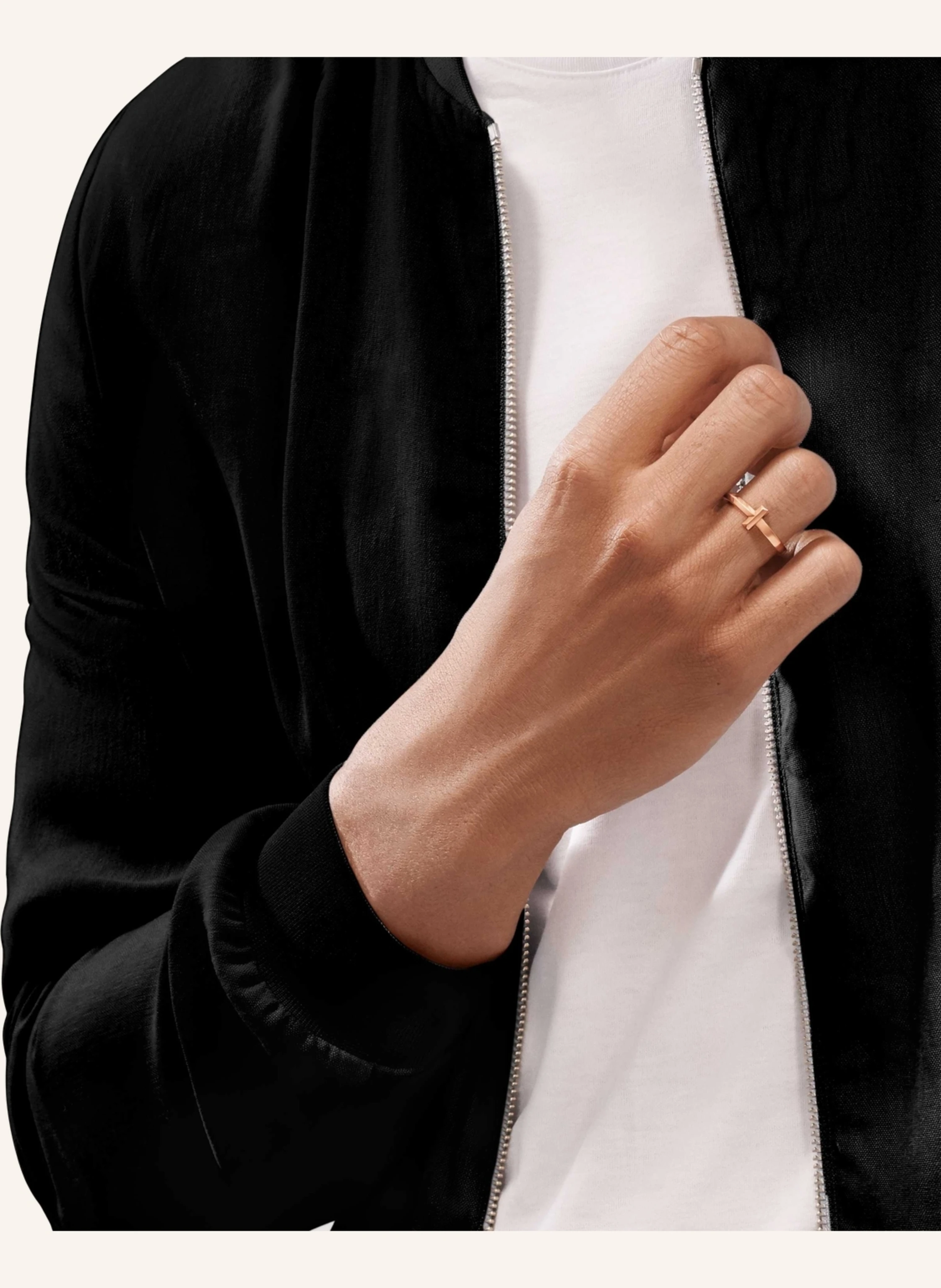 TIFFANY & Co. Tiffany T T One RING aus 18 Karat Roségold