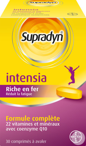 Supradyn Intensia Formule Complète Riche En Fer Femmes 30 Comprimés À Avaler