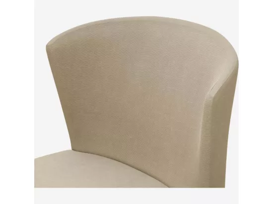 HABITAT - Chaise en tissu - Grège (Lot de 2) - Valentina